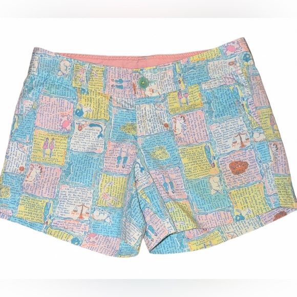Lilly Pulitzer Pants - Lilly Pulitzer Callahan Womens Shorts size 2, amazing condition 🩷 cotton!!